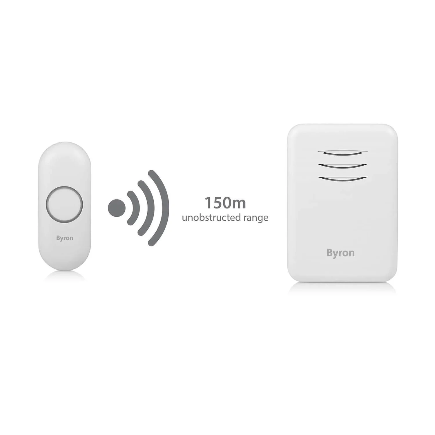 None Byron 22312UK 150m Plug-in Wireless Doorbell Set - Image 7
