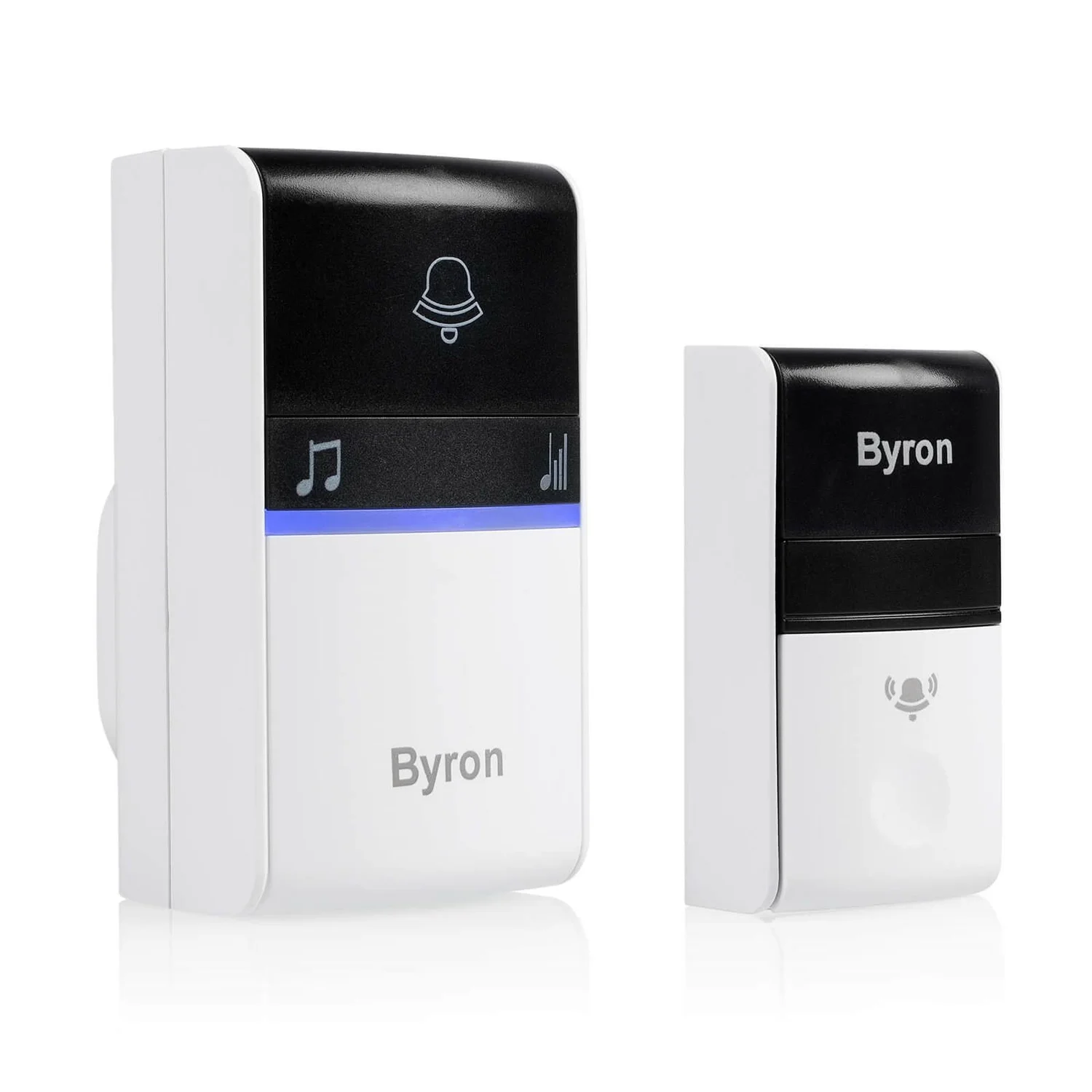 None Byron 23415UK 100m Plug-in Wireless Kinetic Doorbell Set