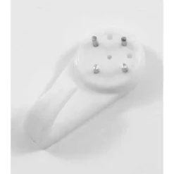 None Large Hardwall Picture Hook - White - 4 Pack