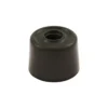 None Door Stop - Black Rubber