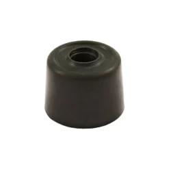 None Door Stop - Black Rubber