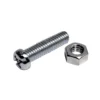None Machine Screw - Pan Head - Bright Zinc Plated - M6 70mm - 5 Pack