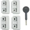 Yale Window Lock - White - 4 Pack