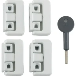 Yale Window Lock - White - 4 Pack