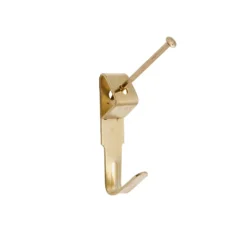 None Picture Hook - Brass Plated - Medium - 25 Pack