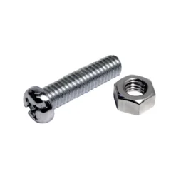None Machine Screw - Pan Head - Bright Zinc Plated - M6 25mm - 5 Pack