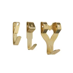 None Picture Hooks - Brass Plated - Assorted Sizes - 20 Pack