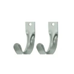 None Aluminium Storage Hook 2Pk