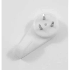 None Medium Hardwall Picture Hook - White - 12 Pack