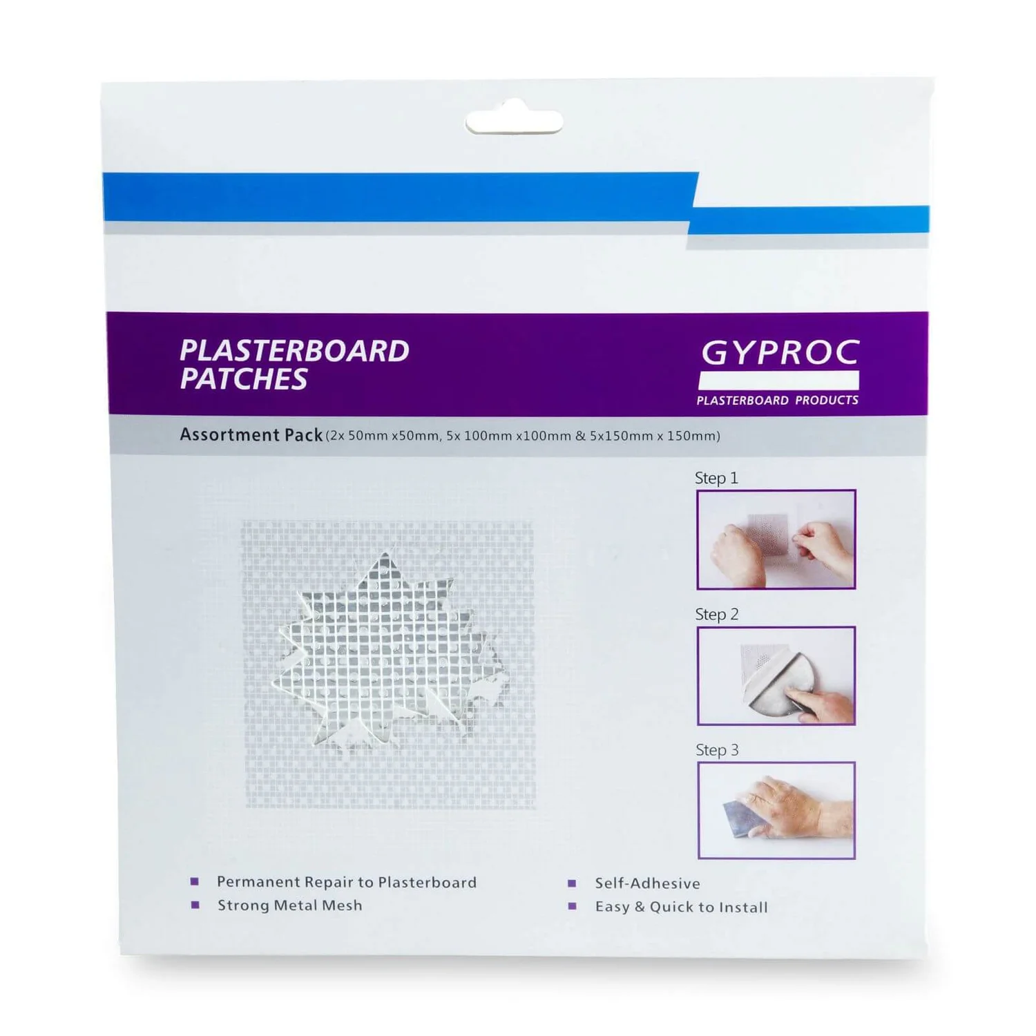 Gyproc Plasterboard Patches Assortment Pack - Image 2