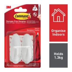 Command Medium Self Adhesive Designer Hooks