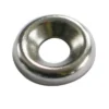 None Screw Cup Washer - Nickel Plated - 5mm - 20 Pack