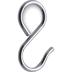 S Sliding Hook - Chrome Plated - 19mm