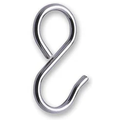 S Sliding Hooks - Chrome Plated - 25mm