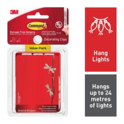 Command Self Adhesive Decorating Clips Value Pack