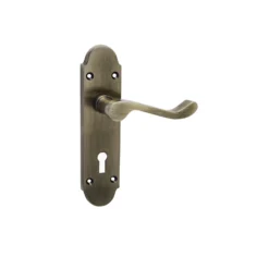 Sandleford Fawley Lock Lever Set - Antique Brass