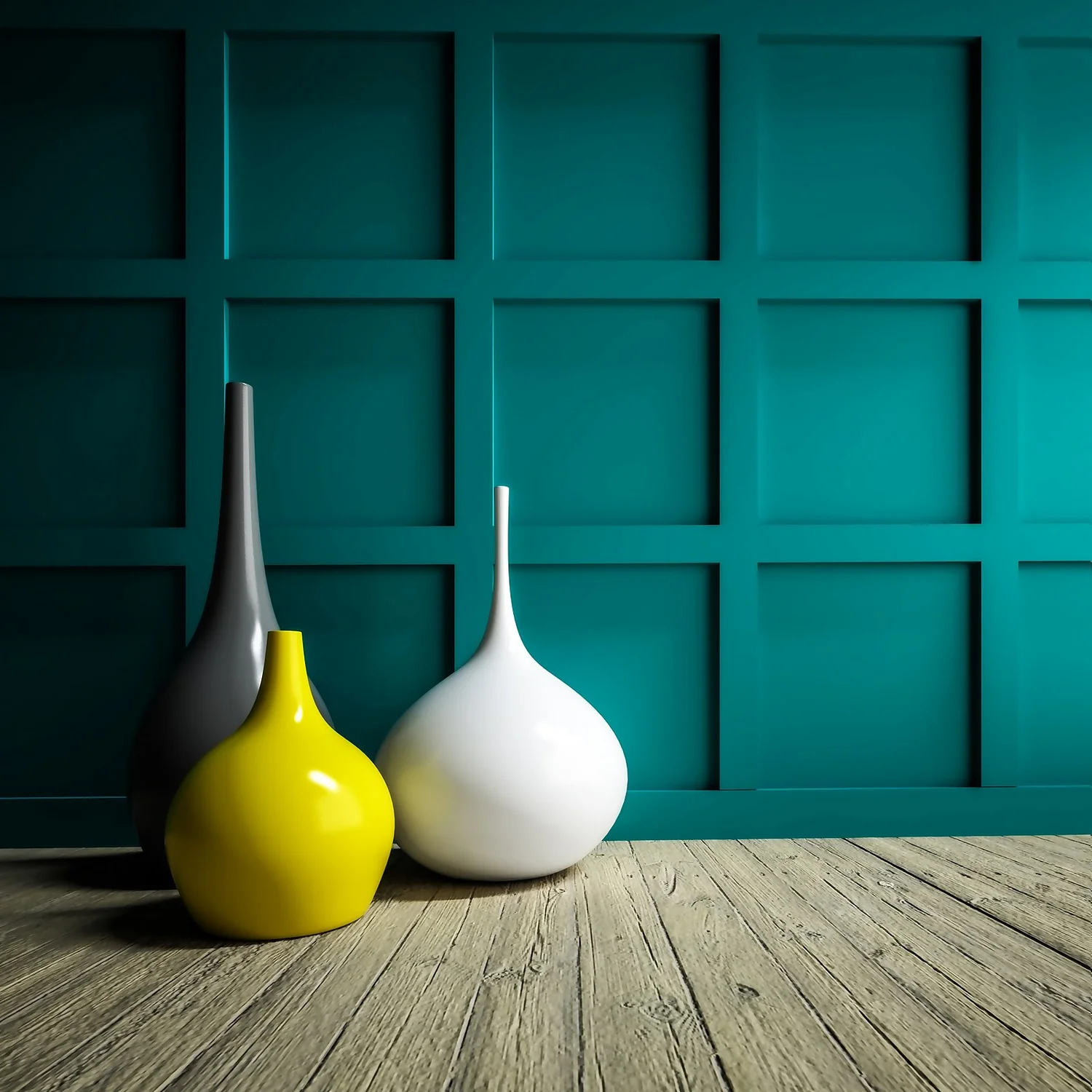 Shaker Wall Panelling (H)1220x(W)100x(D)9mm - 6 Panel Pack