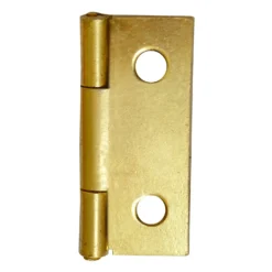 Butt Hinge Steel 38mm Electro Brass - 2 Pack