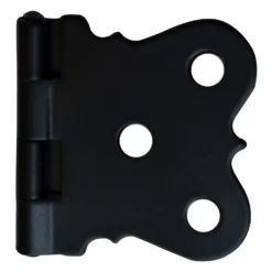 Seat Hinge Steel 38mm Black - 2 Pack