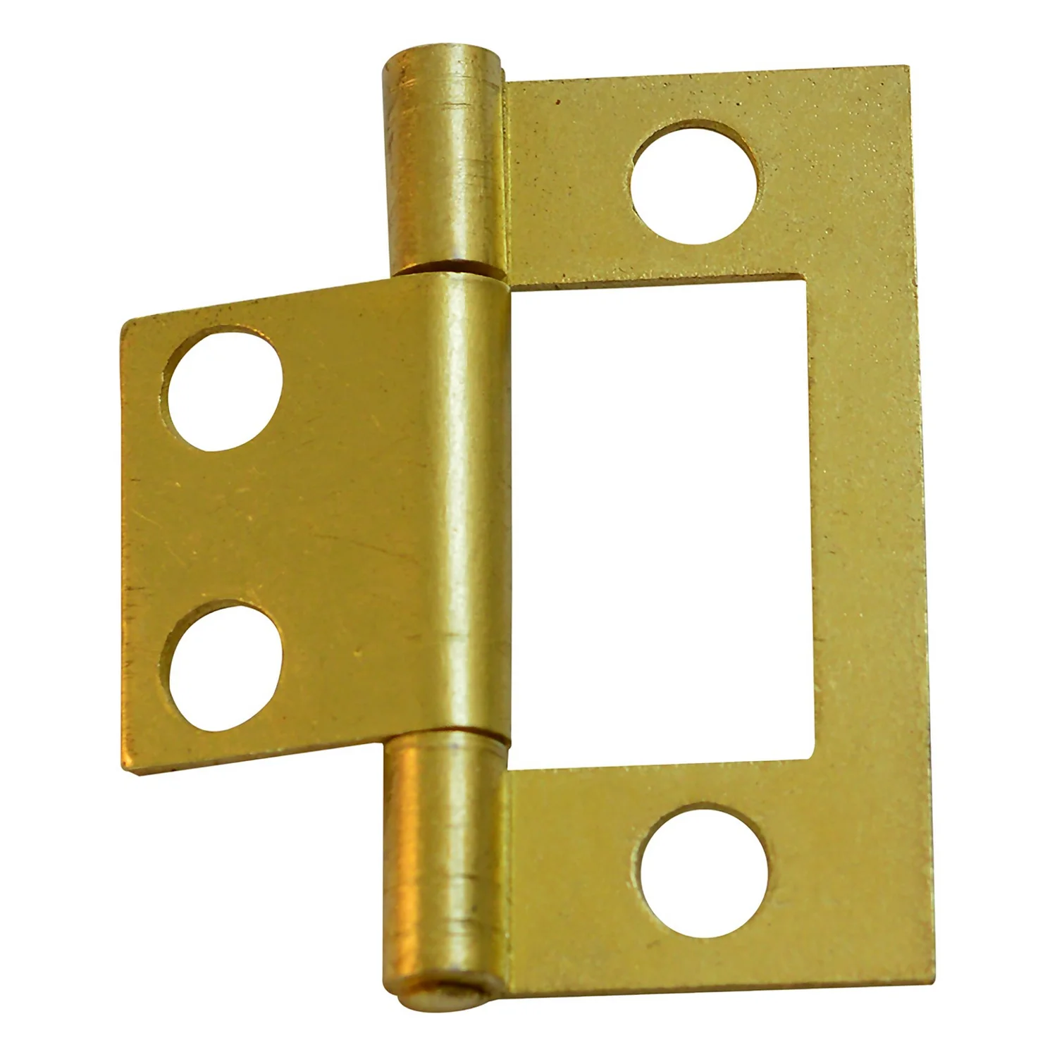 Flush Hinge 38mm Electro Brass - 2 Pack