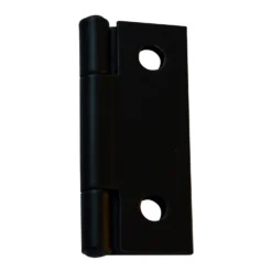 Butt Hinge Steel 50mm Black - 2 Pack
