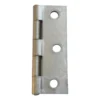 Butt Hinge Steel 63mm Satin Chrome - 2 Pack