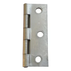 Butt Hinge Steel 63mm Satin Chrome - 2 Pack