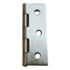 Butt Hinge Steel 75mm Satin Chrome - 2 Pack