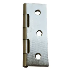 Butt Hinge Steel 75mm Satin Chrome - 2 Pack