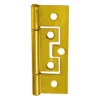 Flush Hinge 63mm Electro Brass - 6 Pack