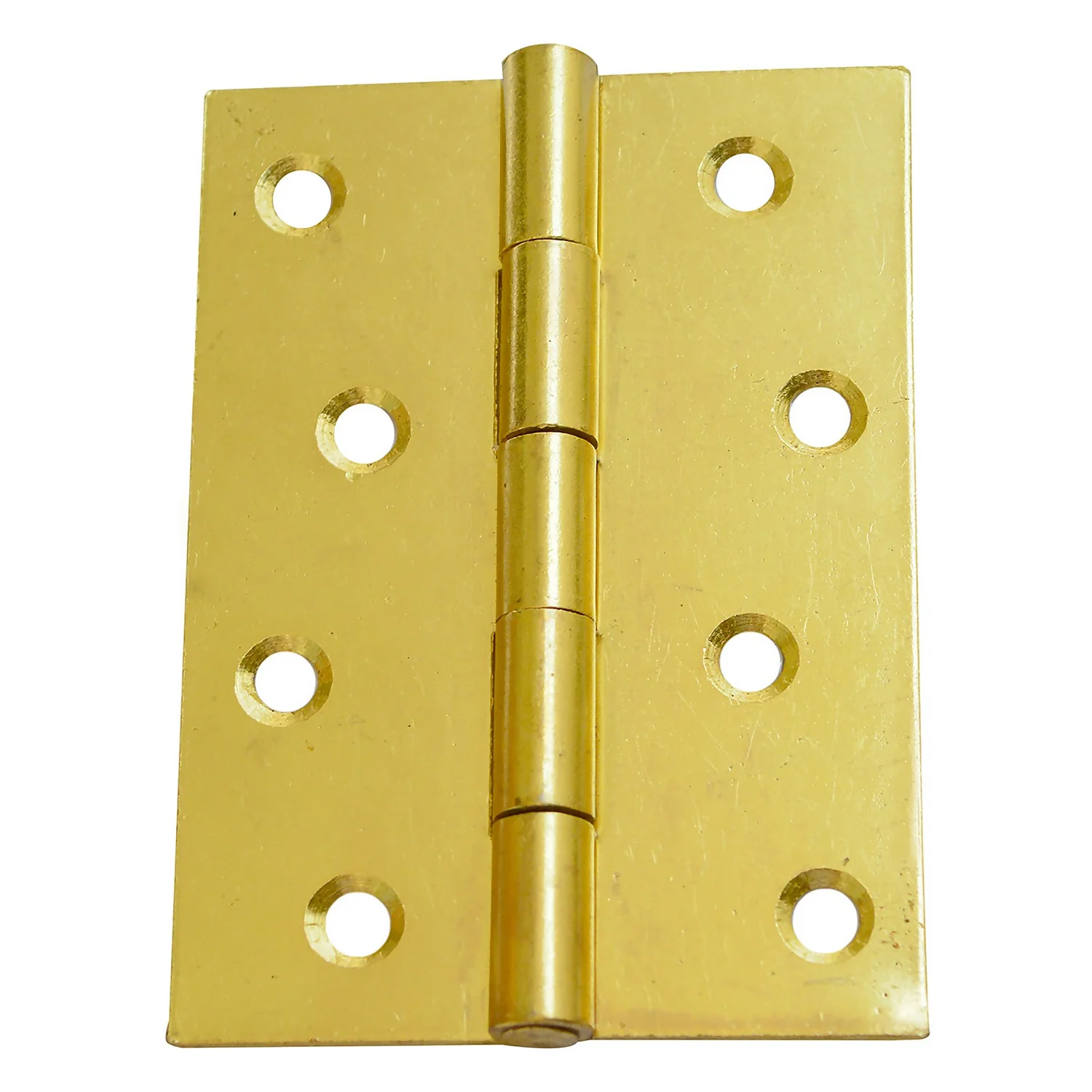 Butt Hinge Steel 100mm Electro Brass - 2 Pack - Image 2