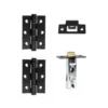 Sandleford 64mm Premium Door Latch Pack - Matt Black
