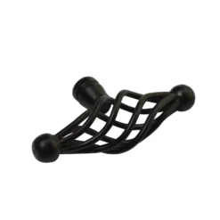 Twyford 76mm Cage Black Cabinet Knob - 2 Pack