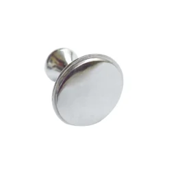 Rydal 29mm Ringed Zinc Brushed Nickel Knob