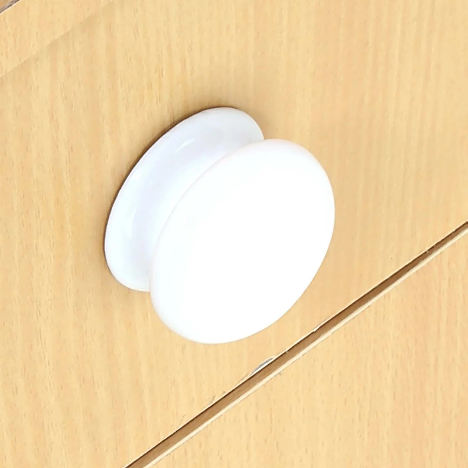 Porcelain 40mm White Cabinet Knob - 2 Pack - Image 2