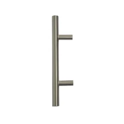 Lynton 50mm Steel T-Bar Brushed Nickel Cabinet Handle - 2 Pack