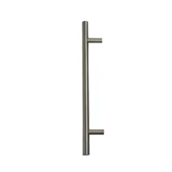 Lynton 96mm Steel T-Bar Nickel Cabinet Handle - 2 Pack
