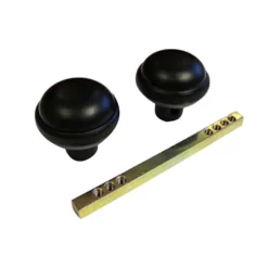 Yale Rim Lock Door Knob - Black