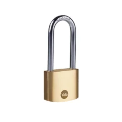 Yale Brass Long Shackle 40mm Padlock