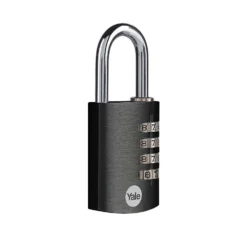 Yale Black Aluminium Combination 38mm Padlock