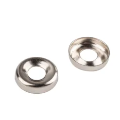 Homebase Nickel Plated Screw Cup Washer 5mm X 20 Pack