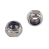 Homebase Stainless Steel Locking Nut M8 5 Pack