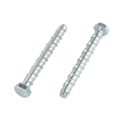 Homebase Zinc Plated Concrete Bolt M10 75mm 5 Pack