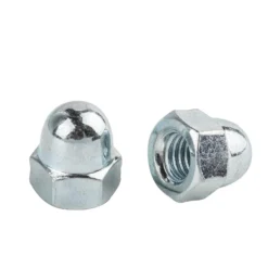 Homebase Zinc Plated Cap Nut M8 10 Pack