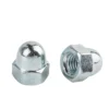 Homebase Zinc Plated Cap Nut M6 10 Pack
