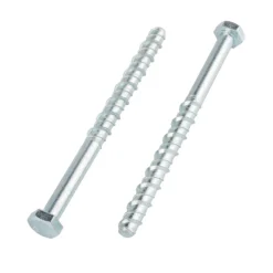 Homebase Zinc Plated Concrete Bolt M10 150mm 5 Pack