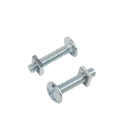 Homebase Zinc Plated Roof Bolt M6 30mm 10 Pack