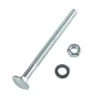 Homebase Zinc Plated Coach Bolt M10 130mm 2 Pack