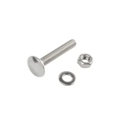 Homebase Stainless Steel Coach Bolt M6 100mm 5 Pack