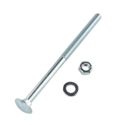 Homebase Zinc Plated Coach Bolt M12 200mm 2 Pack